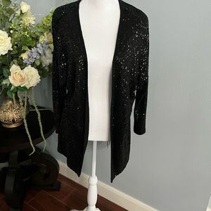 Jones New York, black party jacket size medium.